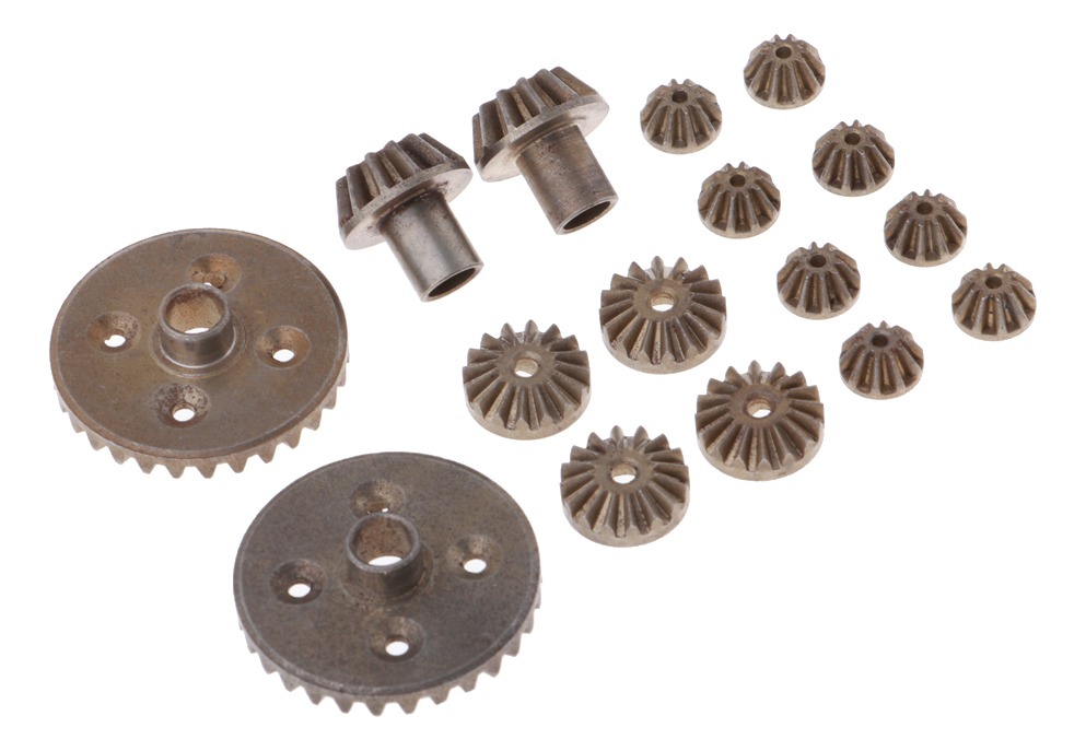 16x Metal Diferencial Dirigindo Engrenagem Planeta Conjunto - Imagem 4
