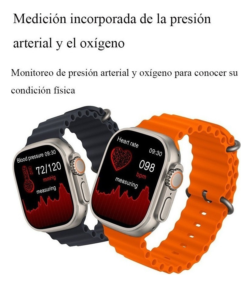 Hk8 Pro Max Smart Watch Amoled Nfc Ip68 Waterproof - Imagem 2