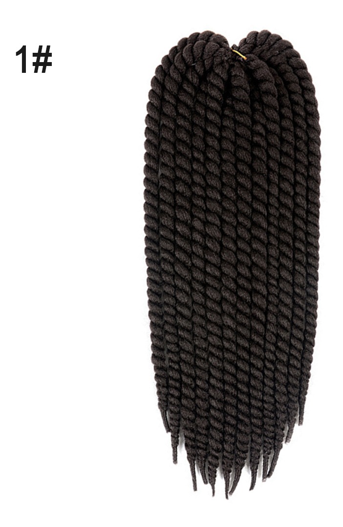 22 Polegadas Primavera Twist Dreadlock Peruca Africano Peruc - Imagem 7