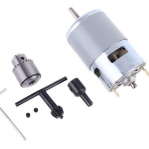 775 Motor Dc 12-24v Furadeira Elétrica Com Mandril De Broca