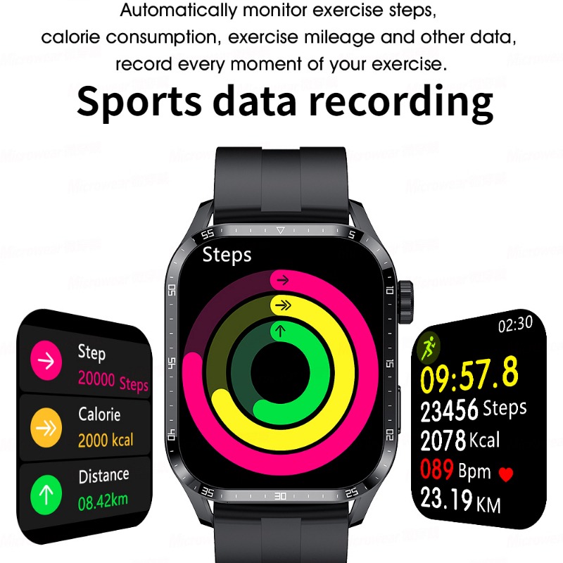 Smartwatch Impermeável Lokmat De 1,91 Polegadas - Imagem 14