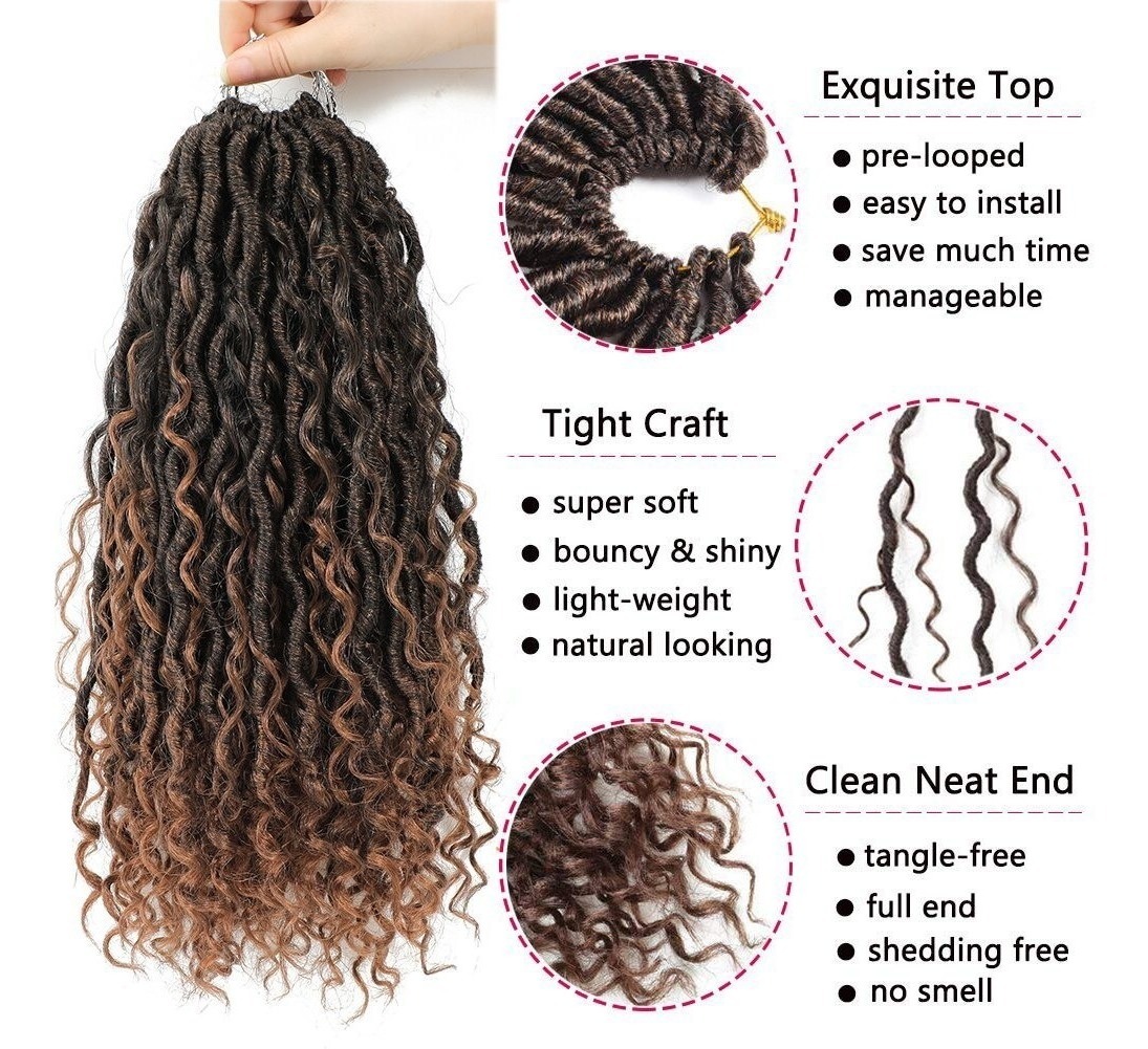 Crochet Cabelo Peruca Tranças Sintéticos Extensão Da Trança - Imagem 4