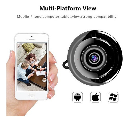 Mini Wifi Câmera Sem Fio Grava Detecção De Movimento + Vídeo - Imagem 4