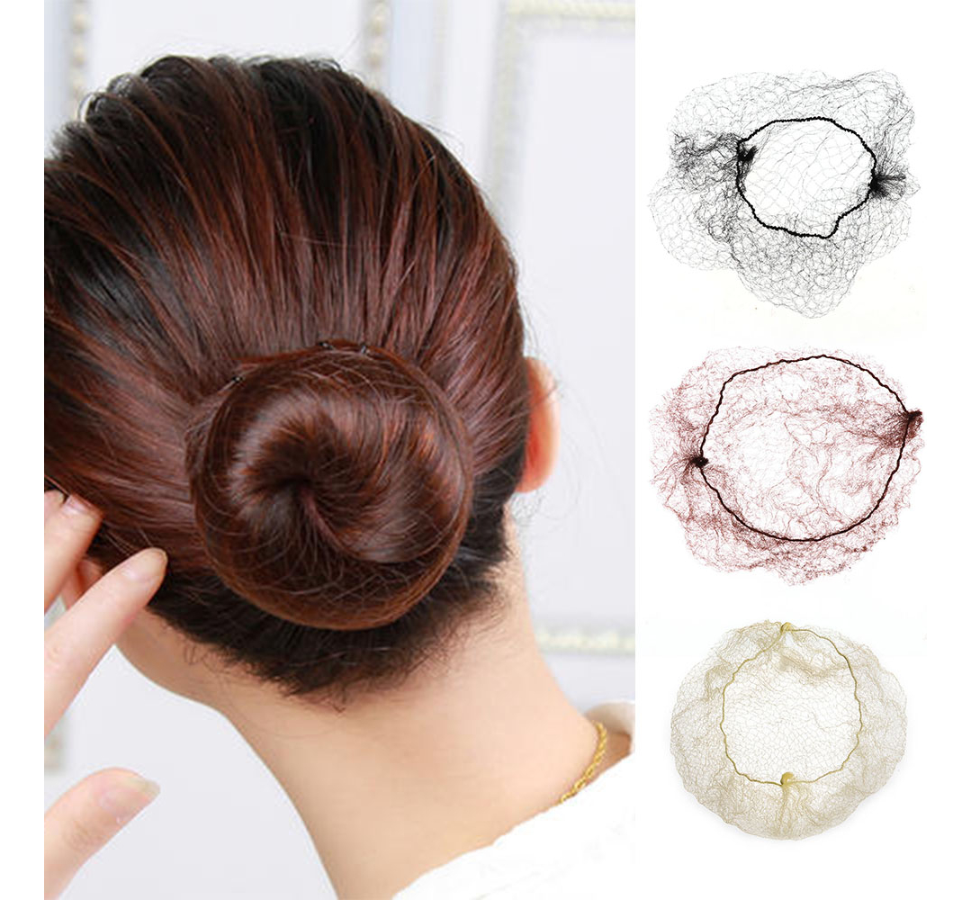 Rede De Peruca De Malha Fina Invisible Hair Nets Bun Coverne - Imagem 5