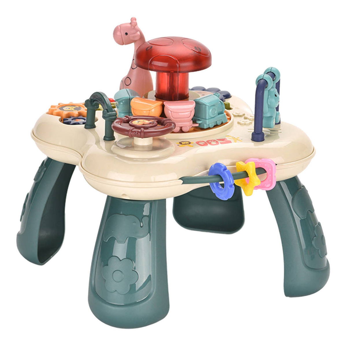 Brinquedo Educativo Para Bebe Com Som Mesa De Brinquedos
