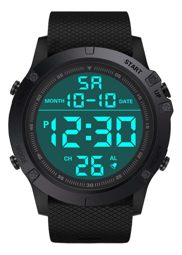 Relógio Masculino P Relógio Esportivo Militar Led Digital Re - Imagem 2