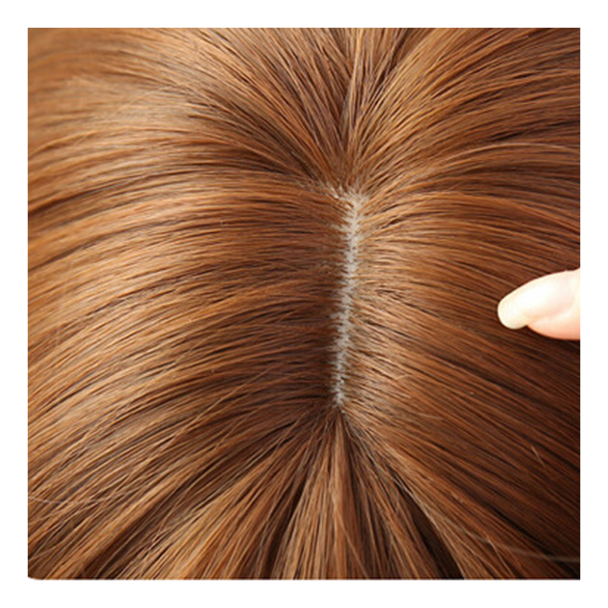 Extensão De Cabelo Feminina De Estilo Coreano Com Peruca De - Imagem 6