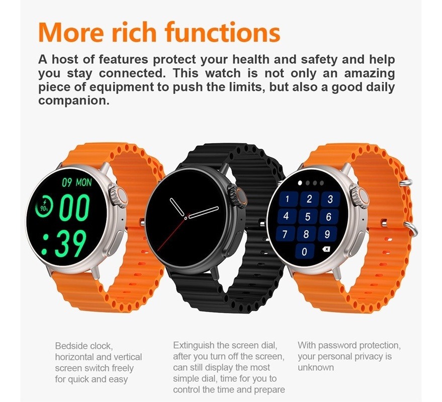 Smartwatch Amoled Mt30 Série 8 Ultra Nfc Bluetooth - Imagem 7