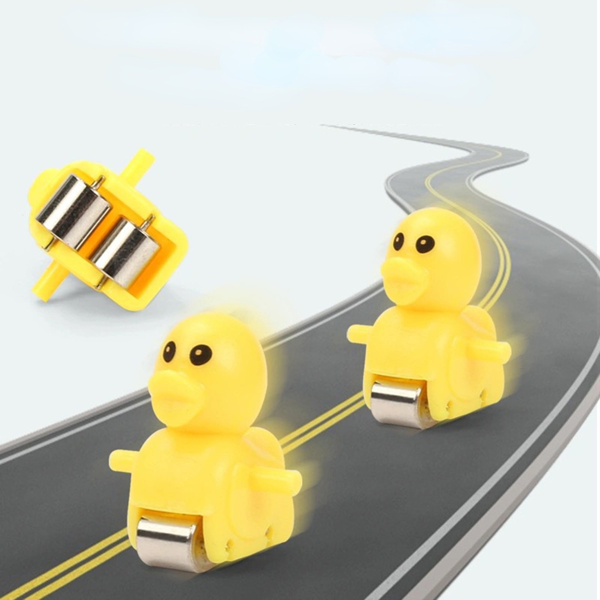 Electric Duck Track Slide Brinquedos Musicais Para Crianças - Imagem 5