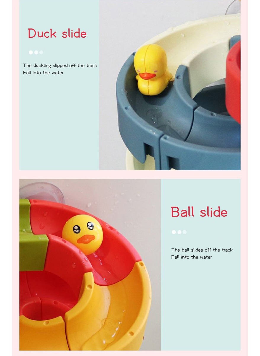 Brinquedos De Banho Fun Diy Slide Indoor Cachoeiras Track St - Imagem 7