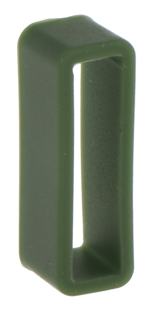 Presilhas De Pulseira De Borracha De Relógio Verde Escuro - Imagem 4