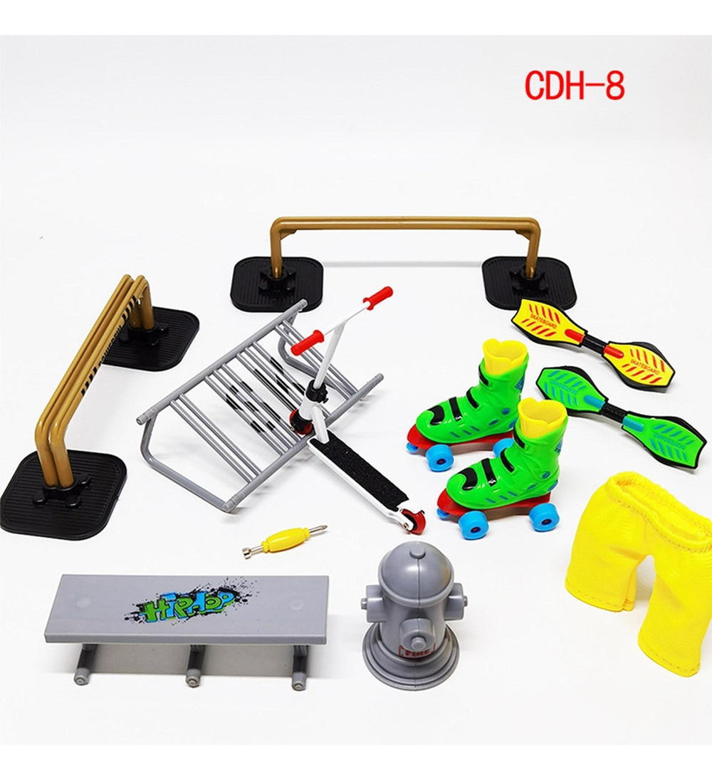 Dedo Engraçado Skate Bicicleta Infantil Brinquedos - Imagem 3