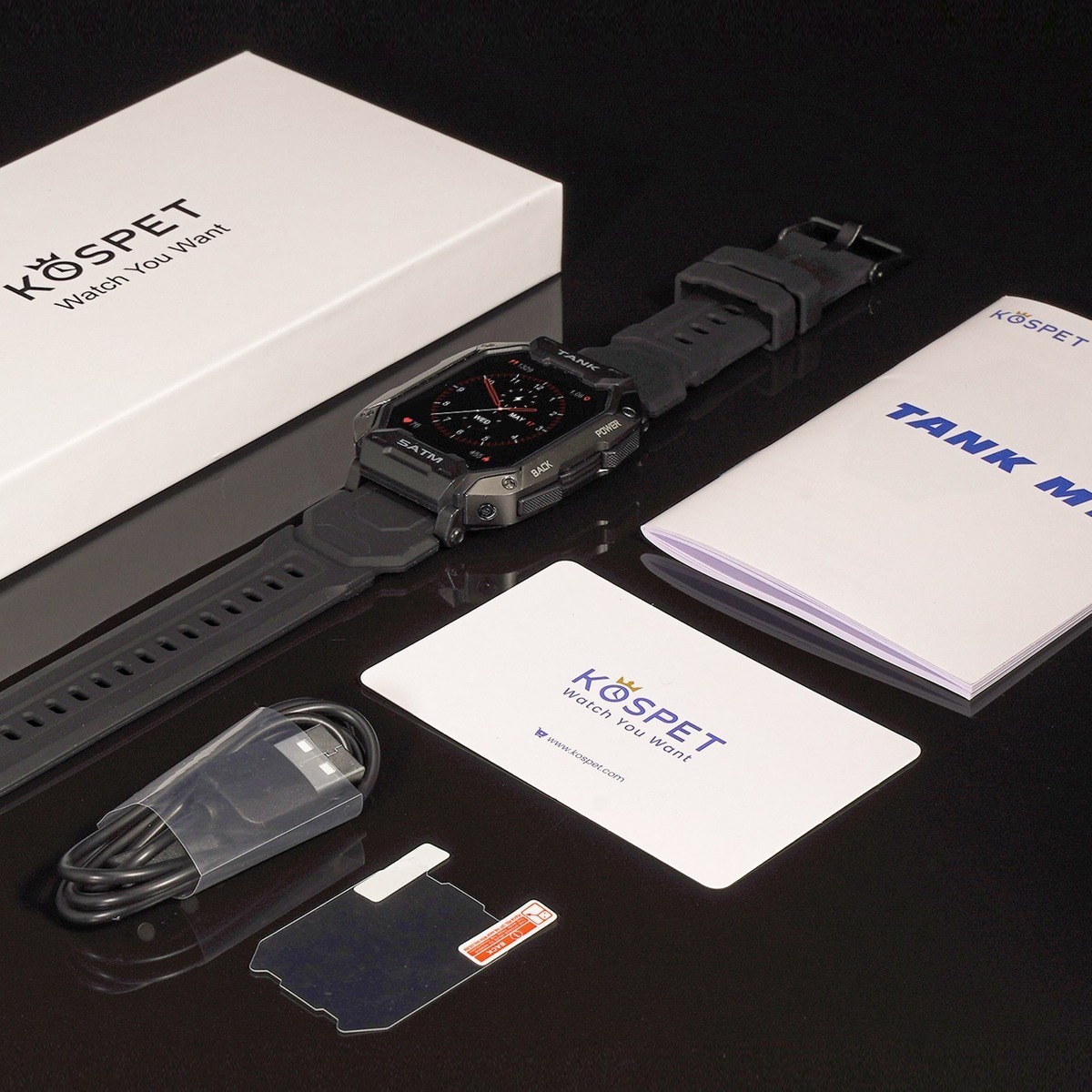 Smartwatch Kospet Tank M1 Robusto Para Esportes Ao - Imagem 16