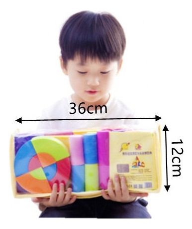 Conjunto Infantil De 50 Peças De Blocos De Espuma Eva - Imagem 2