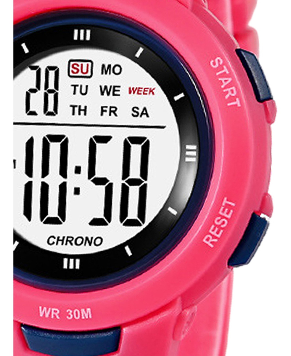 Meninos Girls Digital Watch Electro Impermeável Ao Ar Livre - Imagem 60