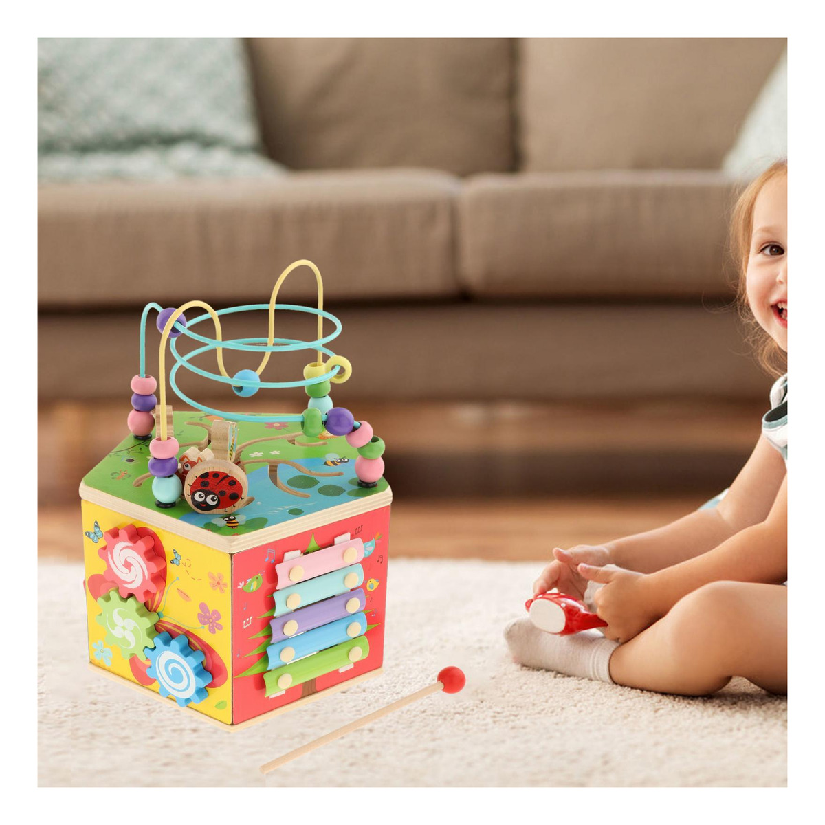 Cubos De Atividades Montessorianas Brinquedos De - Imagem 6