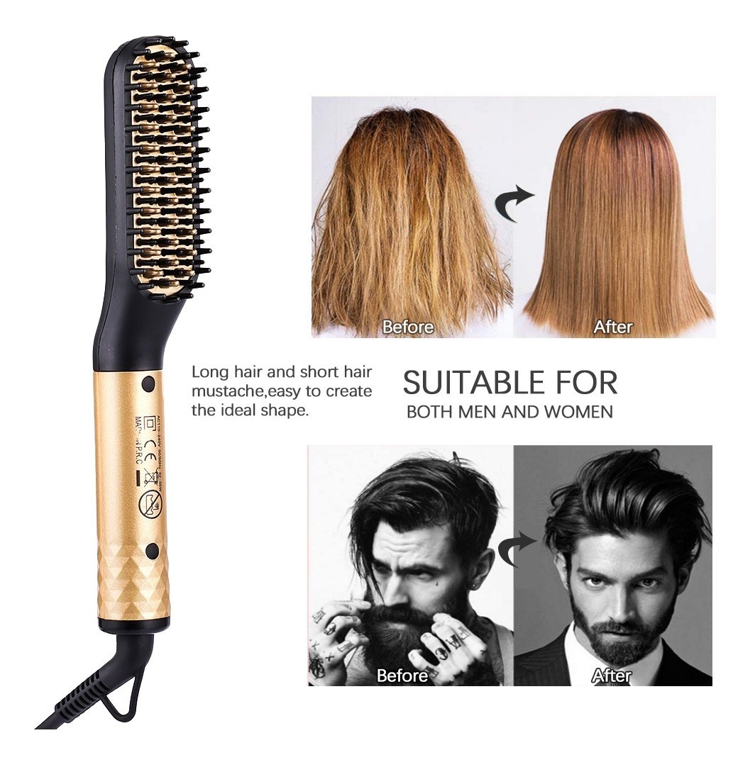 Alisador De Barba Masculino, Escova De Alisamento Profission - Imagem 4