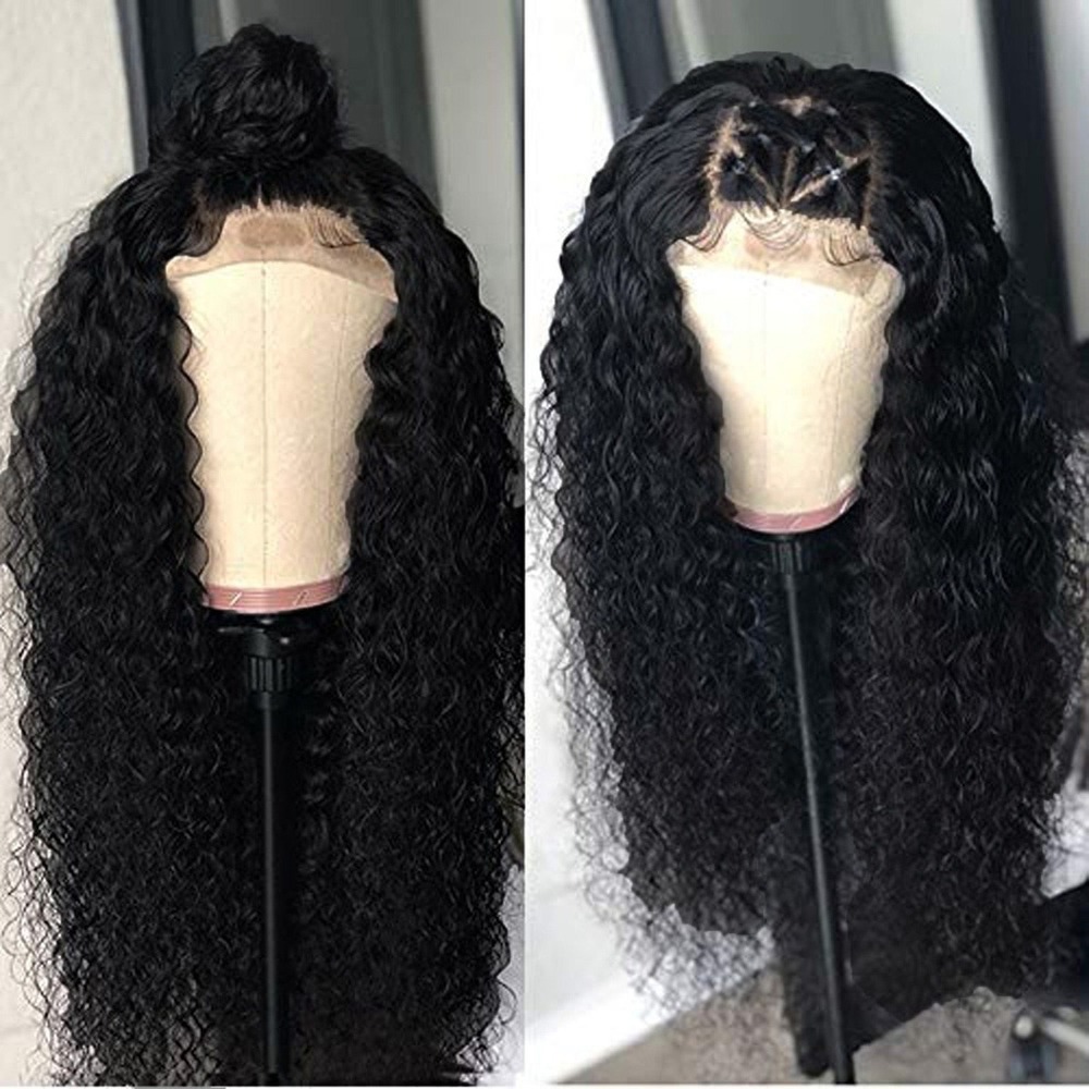 N 24curly Cabelo Perucas Do Laço Perucas Humanas Do Cabelo E - Imagem 5