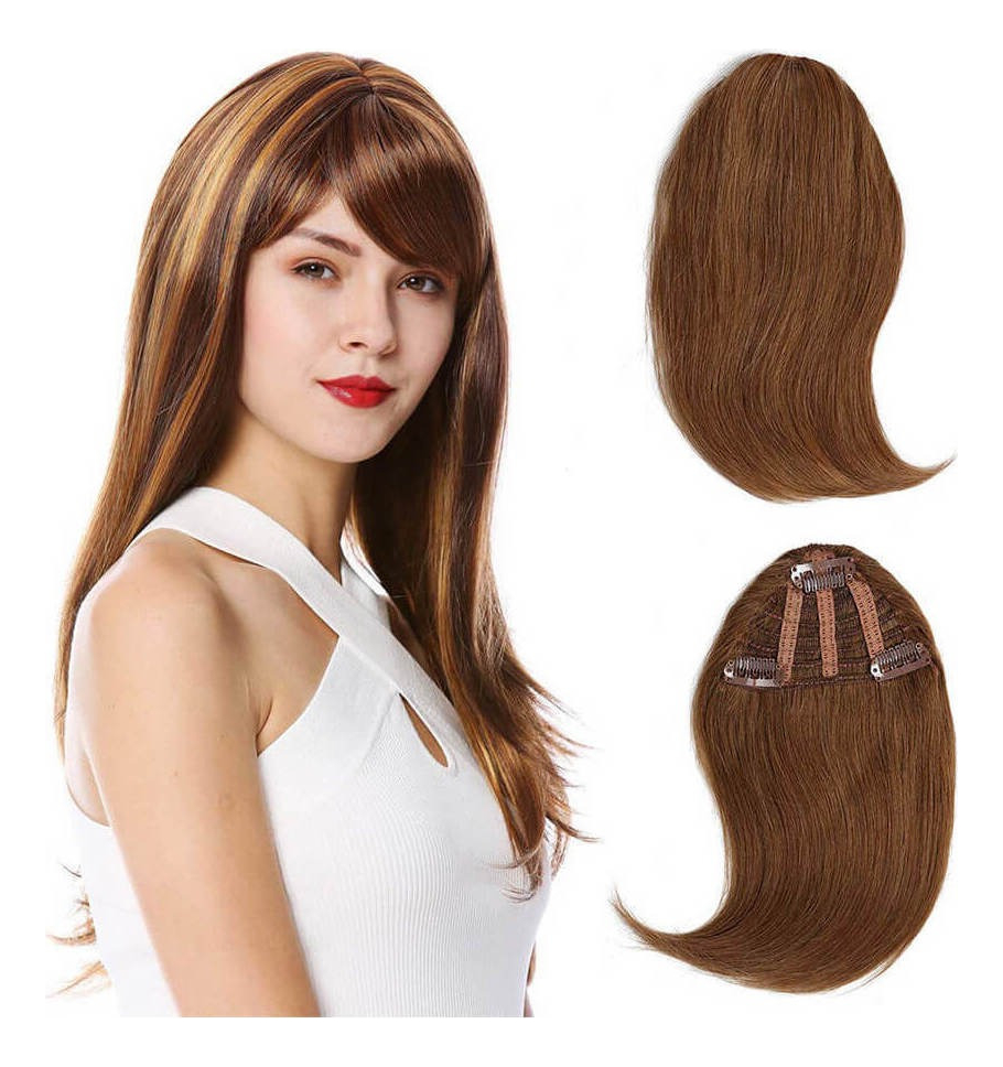 Peruca Cabelo Humano Virgem 20cm Franja - Imagem 21