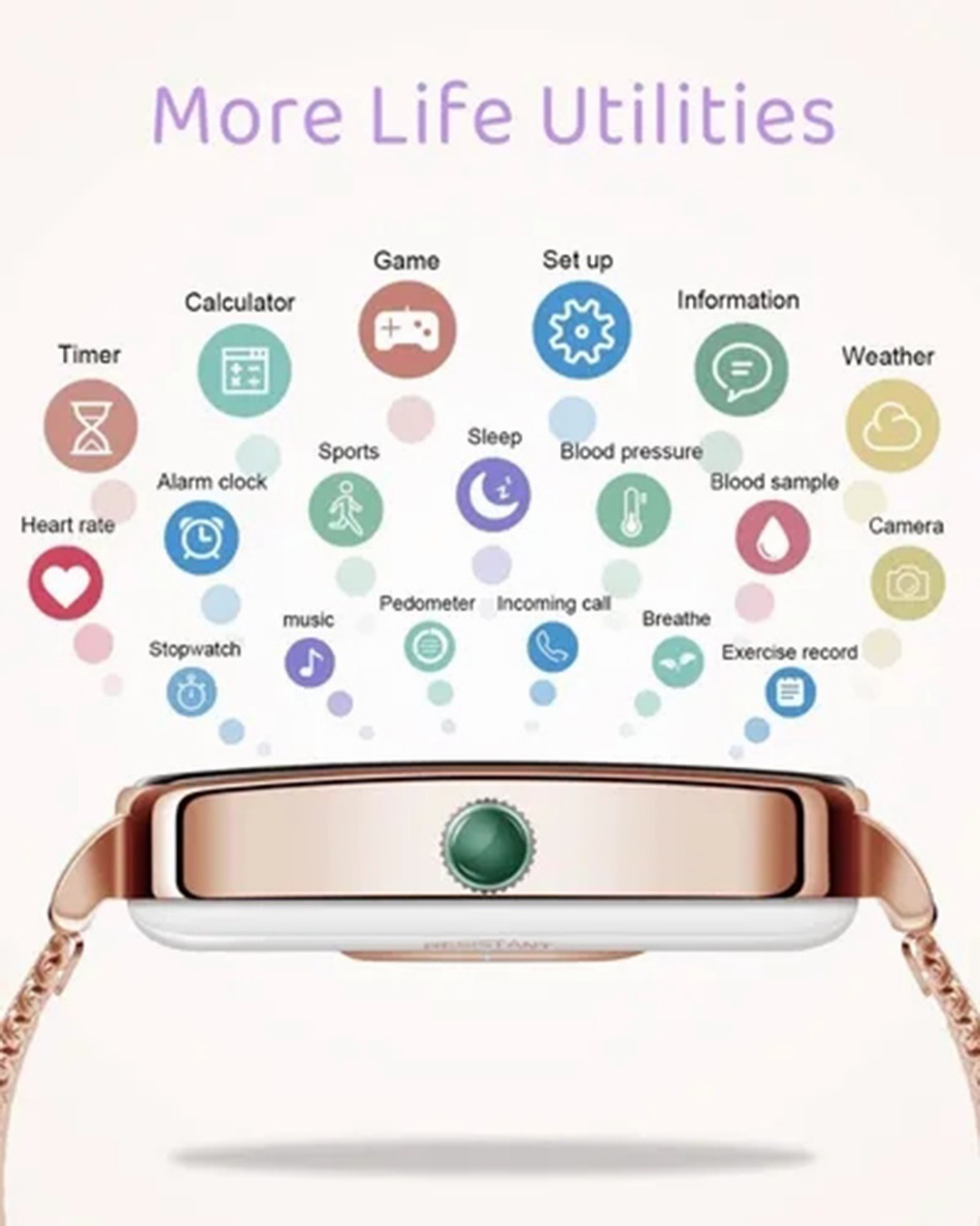 Para Xiaomi Huawei, Pulseira Inteligente Feminina, Pulseira - Imagem 14