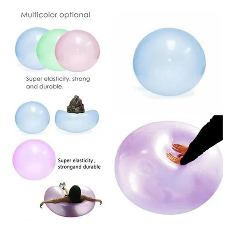 Bola Inflável De Brinquedo Infantil Bola Inflável Cheia Água - Imagem 3