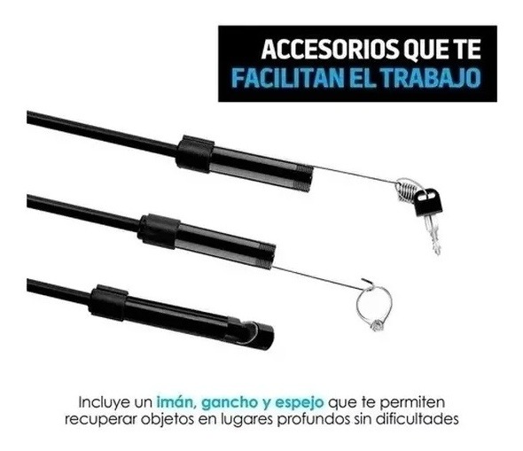Cabo Led Usb Para Câmera Android Para Endoscópio De 1m - Imagem 3