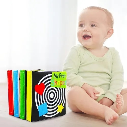 4 Peças, Livro De Tecido Sensorial Infantil, Brinquedos Para - Imagem 7