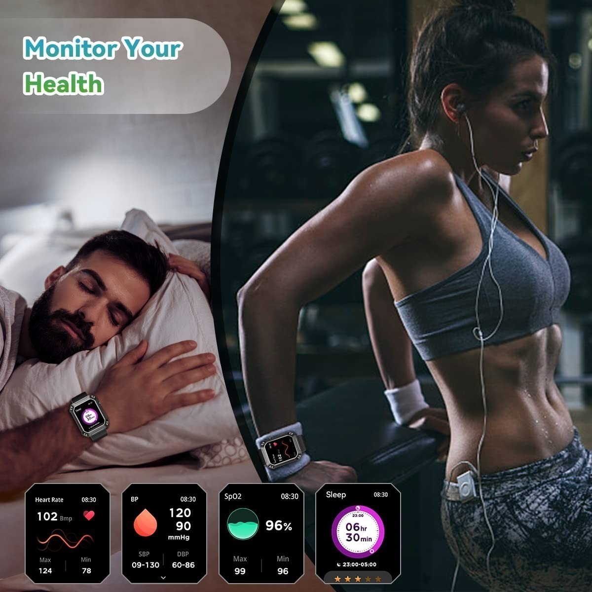 Smartwatch Militar Masculino (atender/ligar) - Imagem 21