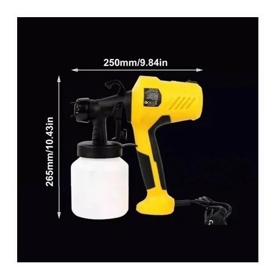 Pistola Pulverizadora Máquina De Pintar Parede - Imagem 4
