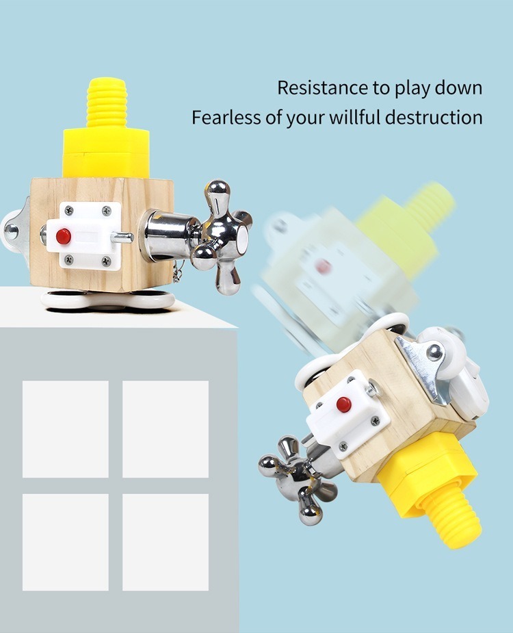 Cubo Sensorial Montessori/brinquedo Fidget - Imagem 5