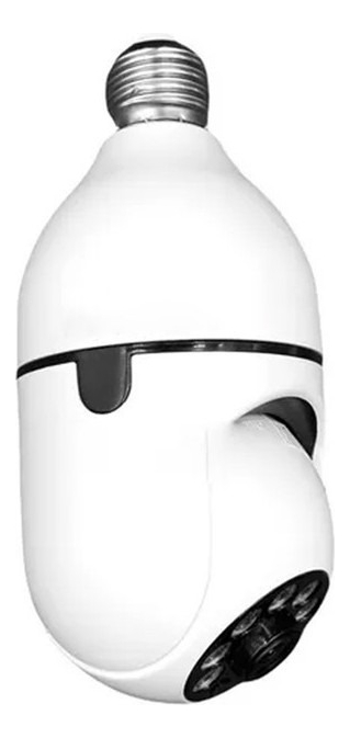 Wifi Rastreamento Automático Lampada Câmera De Segurança 4x