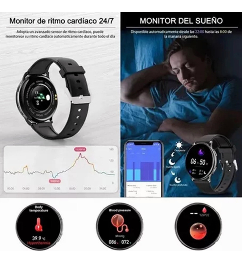 Smartwatch Esportivo Waterproof P/ Xiaomi Huawei Ios Mulher - Imagem 11
