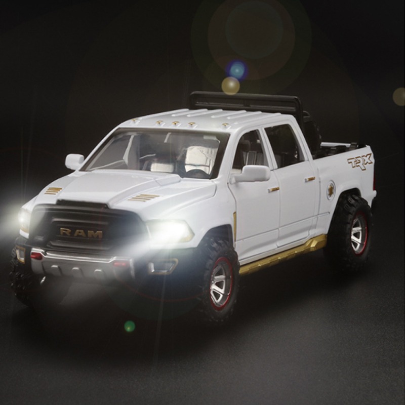 Caminhões De Brinquedo Infantis Ram Trx Metal Com Luz E Som - Imagem 20