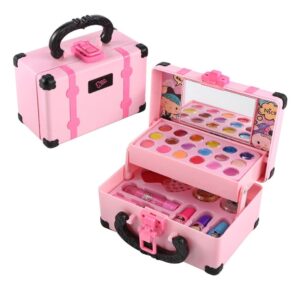 Kit De Maquiagem Infantil Completo Com Esmalte