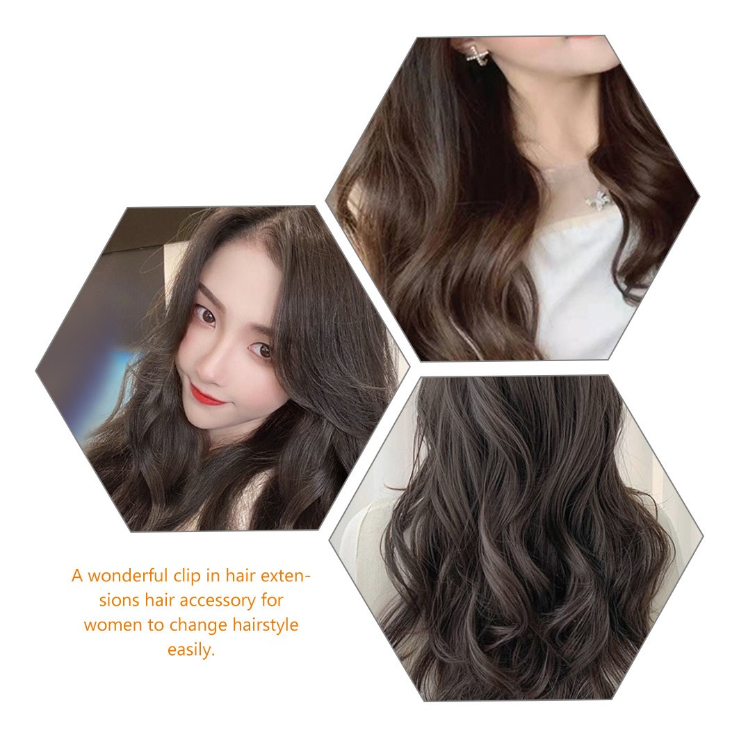Peruca Ondulada, Clipe Invisível Na Extensão Do Cabelo, Cabe - Imagem 7