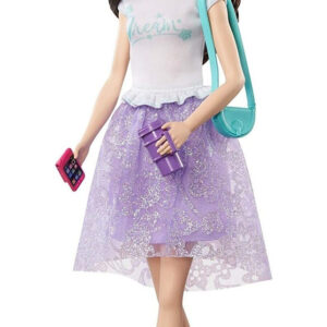 Boneca Barbie Princess Adventure Renee Morena De 12 Polegada