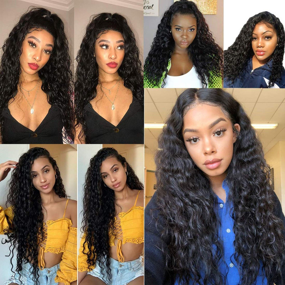 N 24curly Cabelo Perucas Do Laço Perucas Humanas Do Cabelo E - Imagem 7