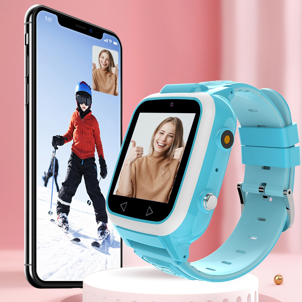 Smartwatch Infantil Com Cartão Sim Para Meninos E M - Imagem 6