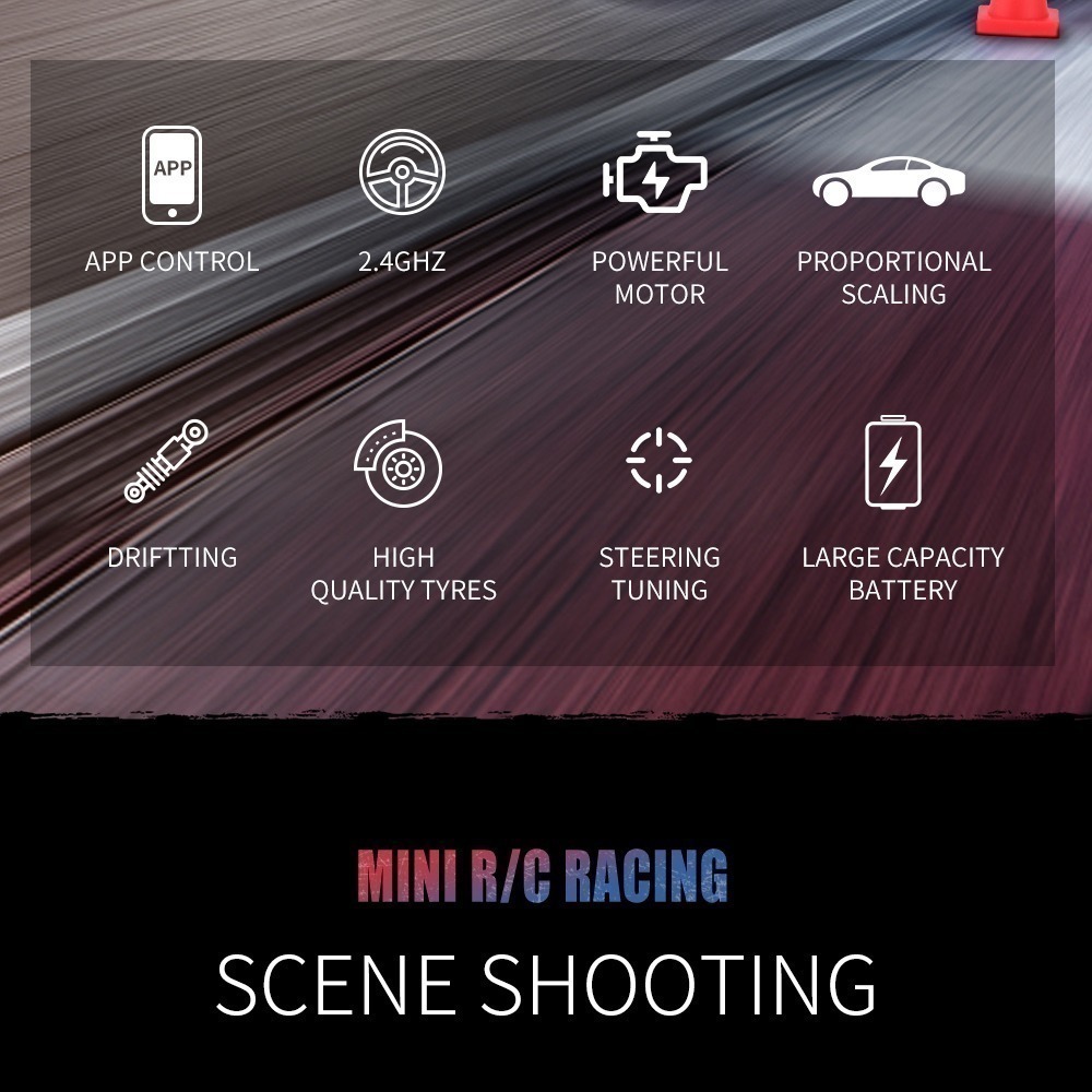 Mini Coke Can Rc Radio Controle Remoto Micro Racing Car Toy - Imagem 6