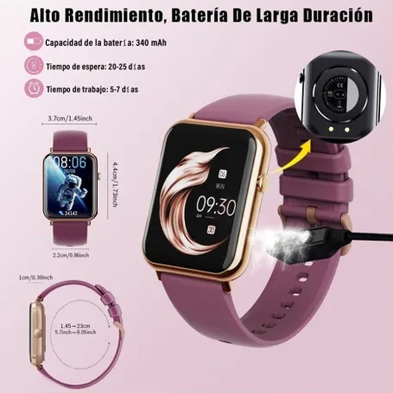 Reloj Inteligente Deportivo Para Mujer Q19 Pro Para Xiaomi H - Imagem 5
