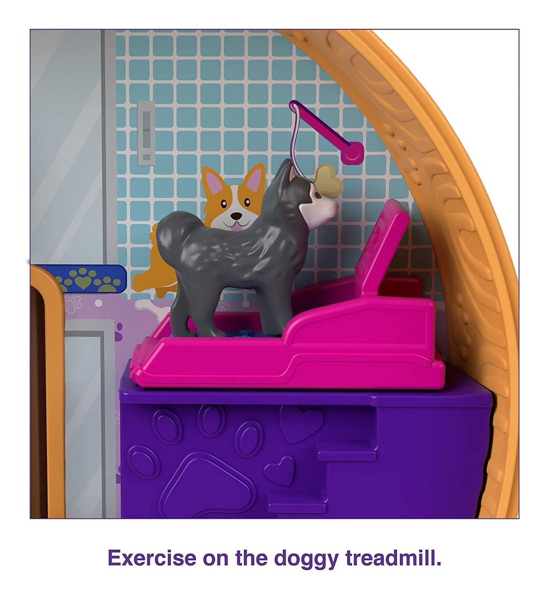 Polly Pocket Corgi Abraços Compactos Com Hotel Para Animais - Imagem 5