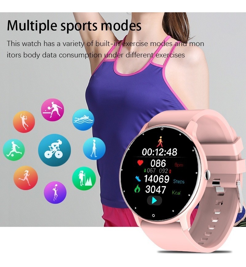 Smartwatch Zl02d Tela De Toque Total Smartwatch - Imagem 4