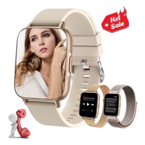Relógio Smartwatch Bluetooth Call Sports Waterproof Gold Wat