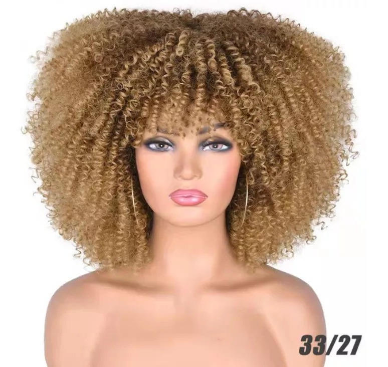 Peruca Peruca Afro Cacheada Para Uso Diario - Imagem 21