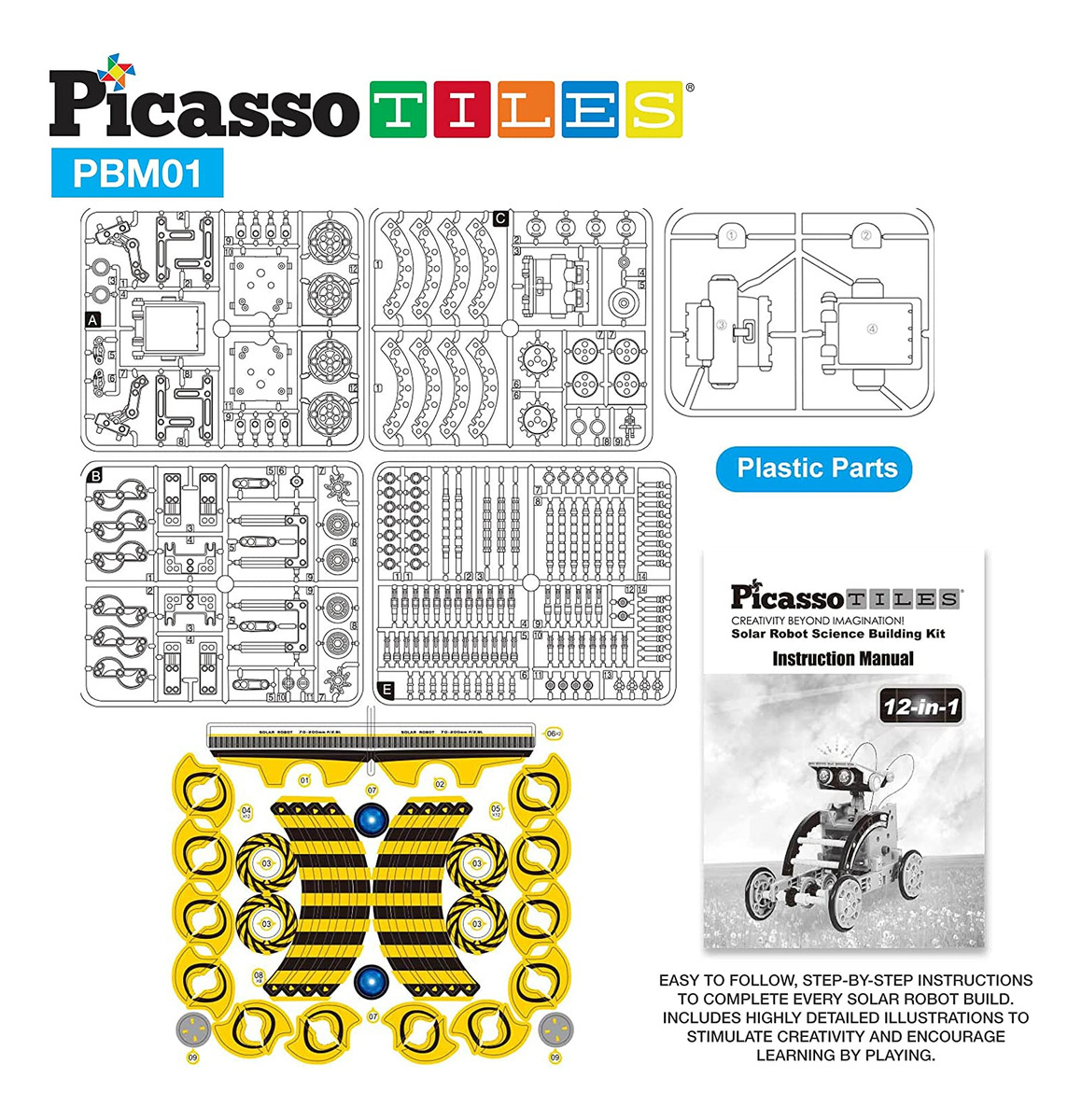 Transformador Movido A Energia Solar Picassotiles Stem Kids - Imagem 10
