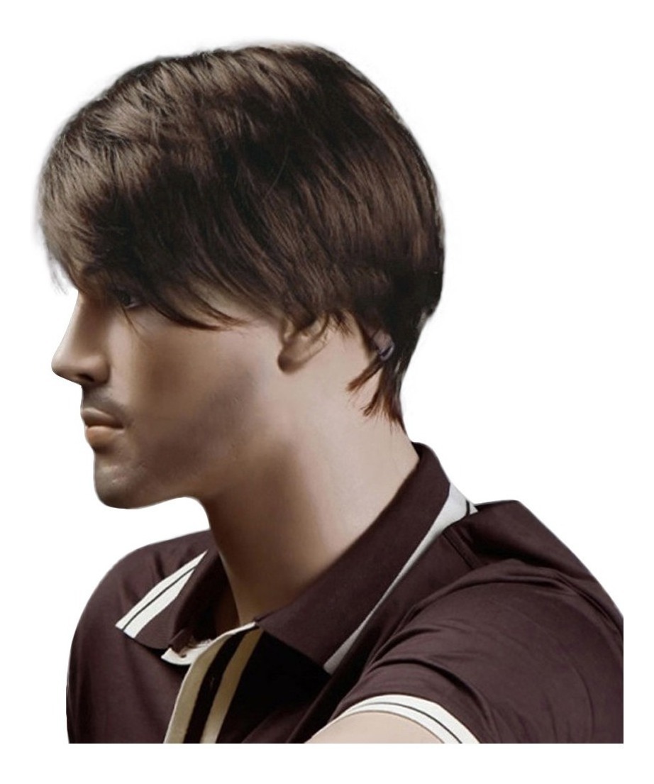 Peruca Masculina De Cabelo Curto Moda Rock - Imagem 5