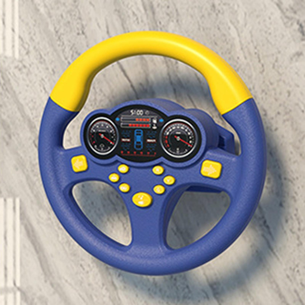 Brinquedo Infantil De Simulação De Volante De Carro Com - Imagem 7