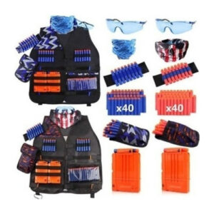 2 Conjuntos De Colete Tático Infantil Nerf Pistol