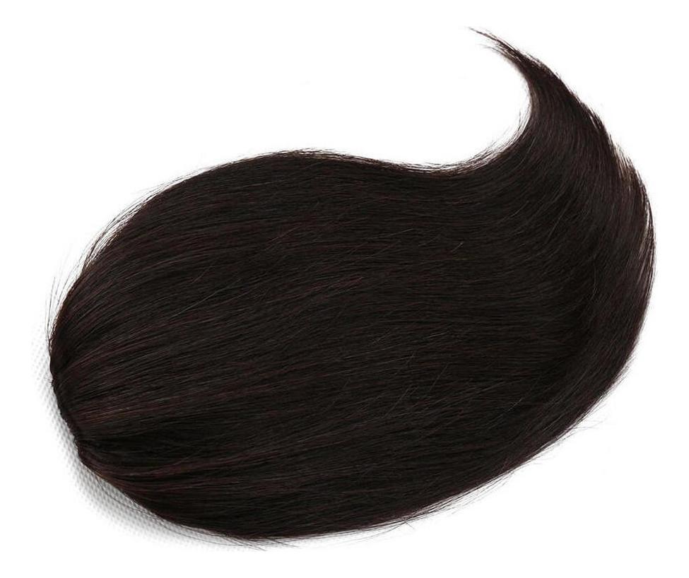 Peruca Cabelo Humano Virgem 20cm Franja - Imagem 17