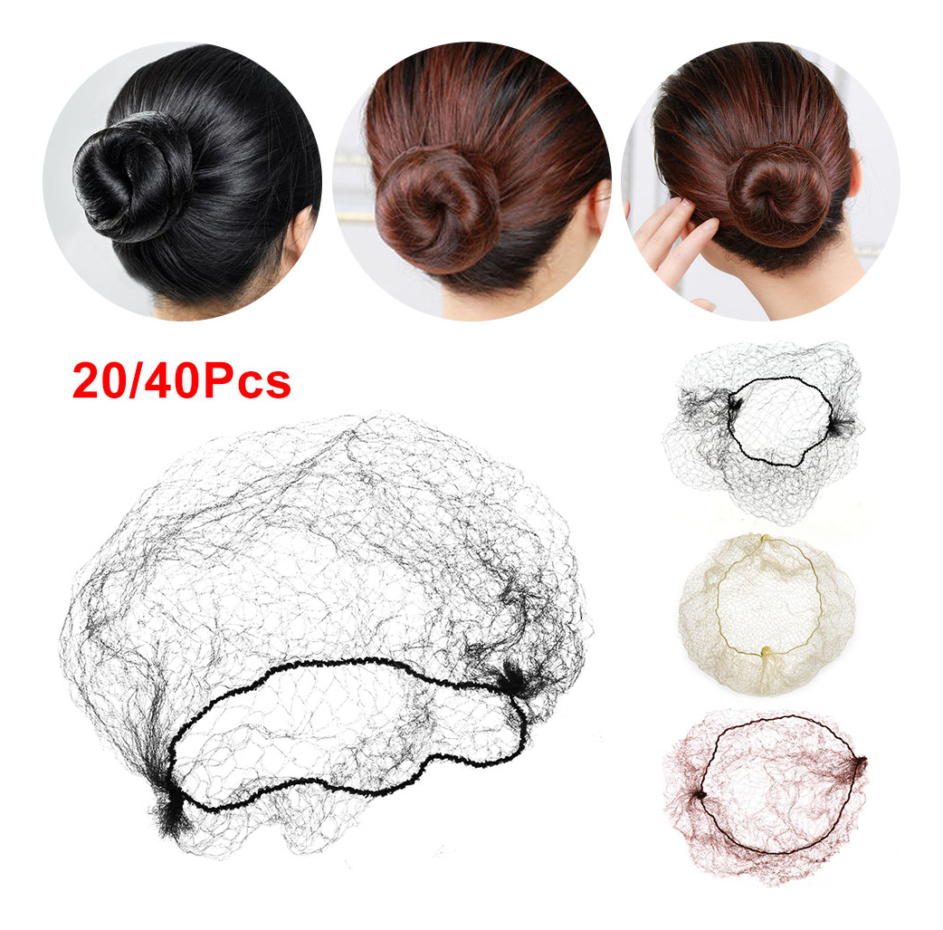 Rede De Peruca De Malha Fina Invisible Hair Nets Bun Coverne - Imagem 15